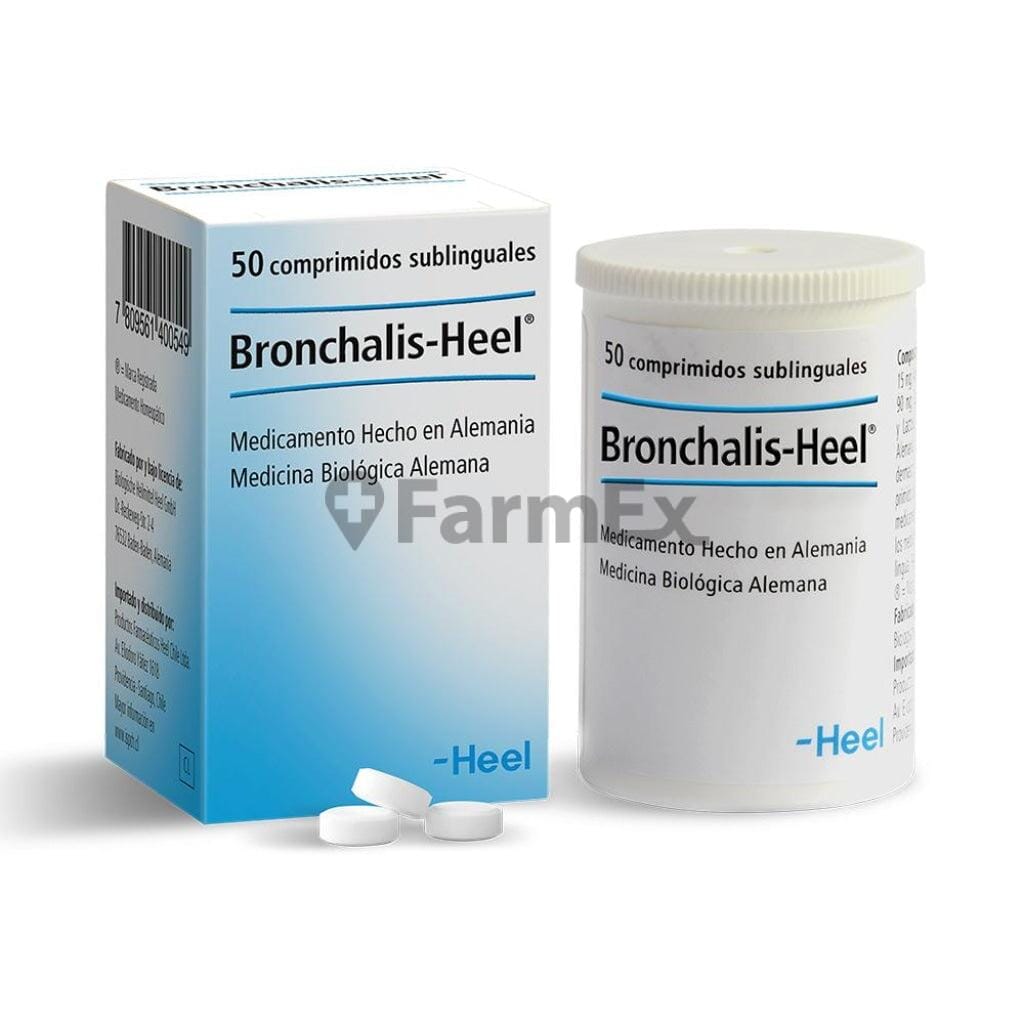 Bronchalis-Heel x 50 comprimidos Farmex-Fonasa-Persistente